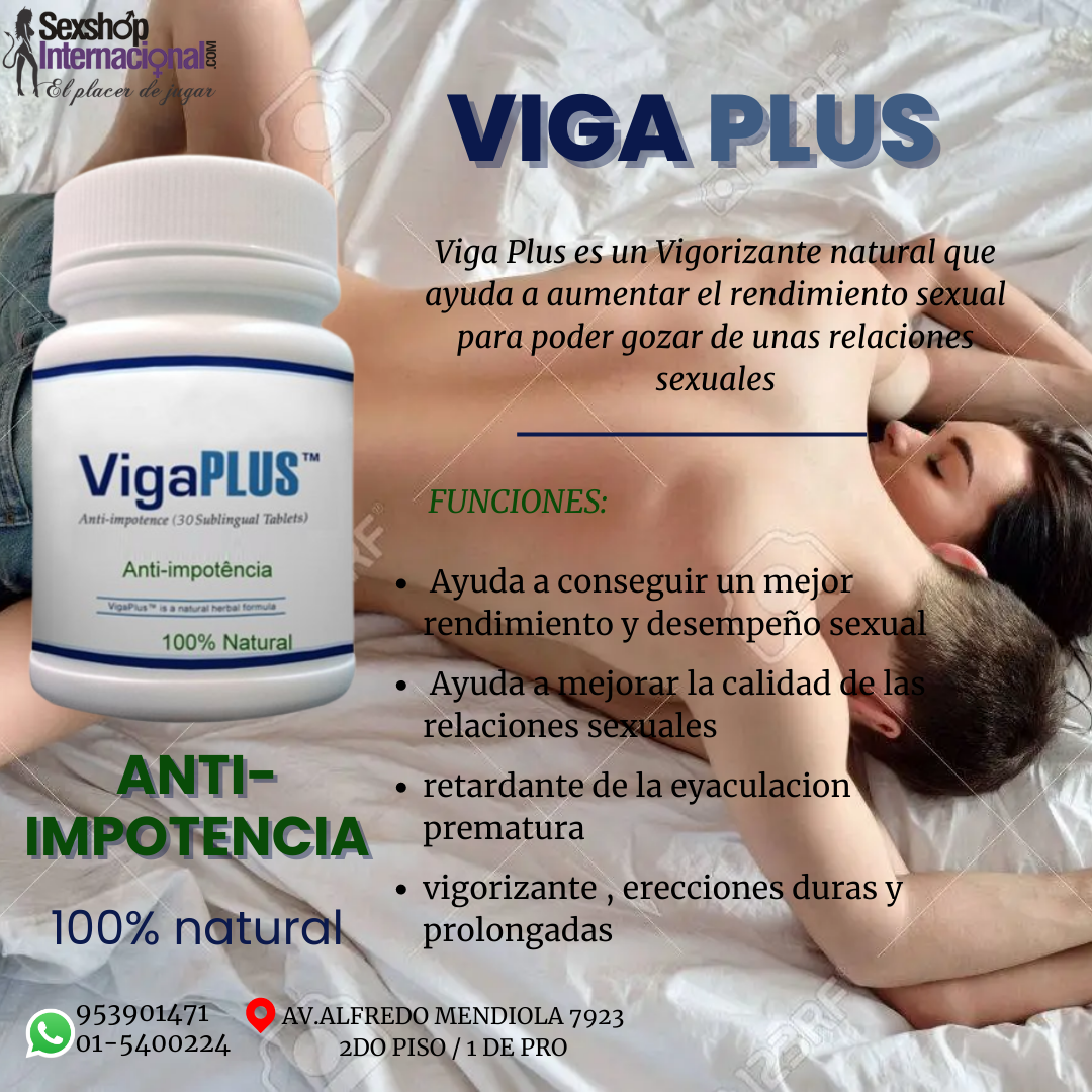 VIGA PLUS ANTI-IMPOTENCIA SEXSHOP LOS OLIVOS